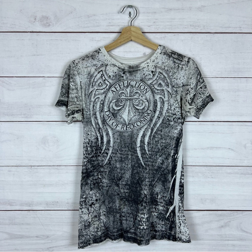 Affliction UFC Fedor VS Arlovski MMA T-Shirt Small
